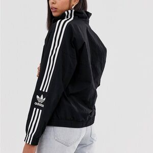 Adidas Originals Locked Up Black Logo Track Jacket